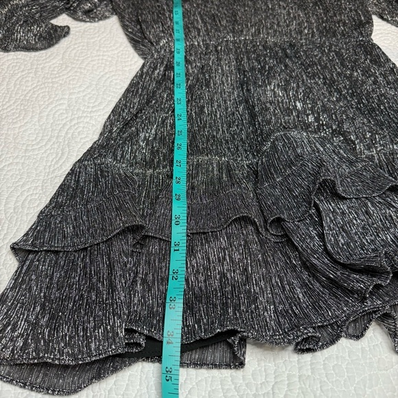 IRO Tellus Metallic Blouson Dress size 34 - Picture 8 of 12